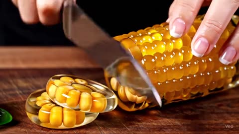 Glass Fruits Cutting ASMR