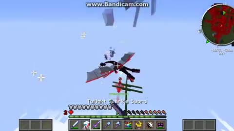 Minecraft Orespawn Overpowered Queen boss fight