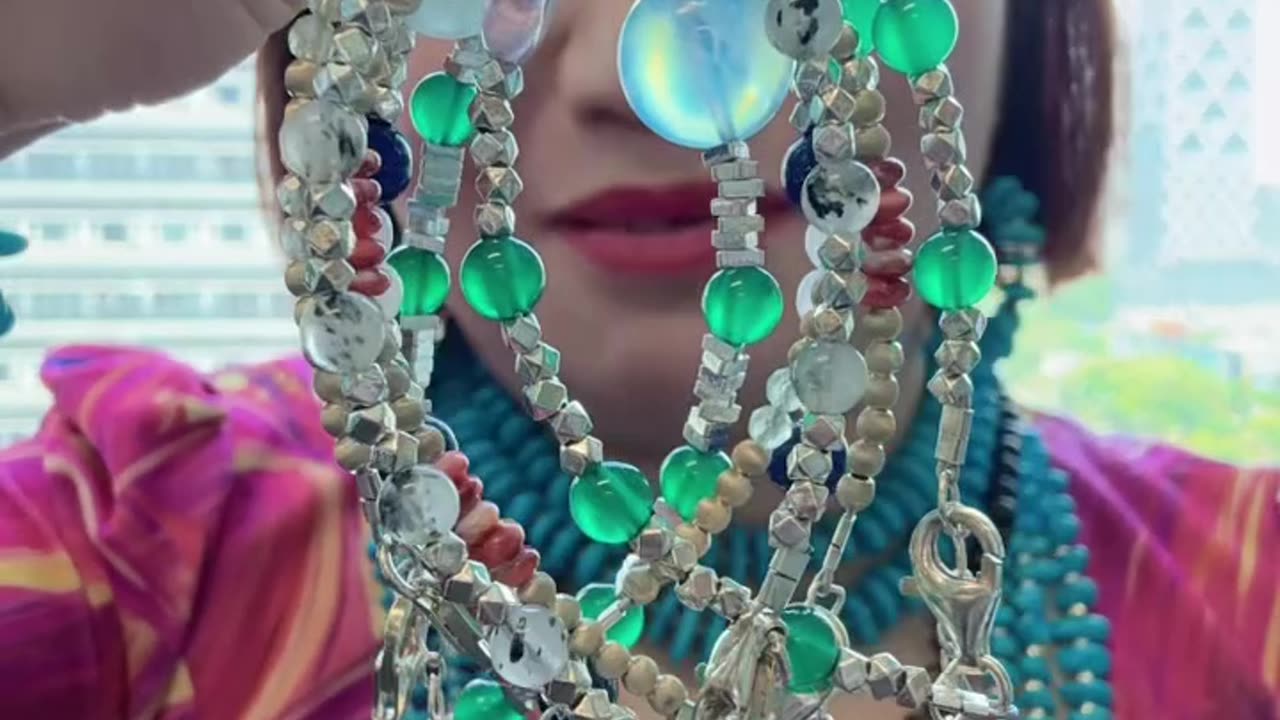 250519-12 Natural Crysoprase Bracelet: A Wizarding World on the Wrist