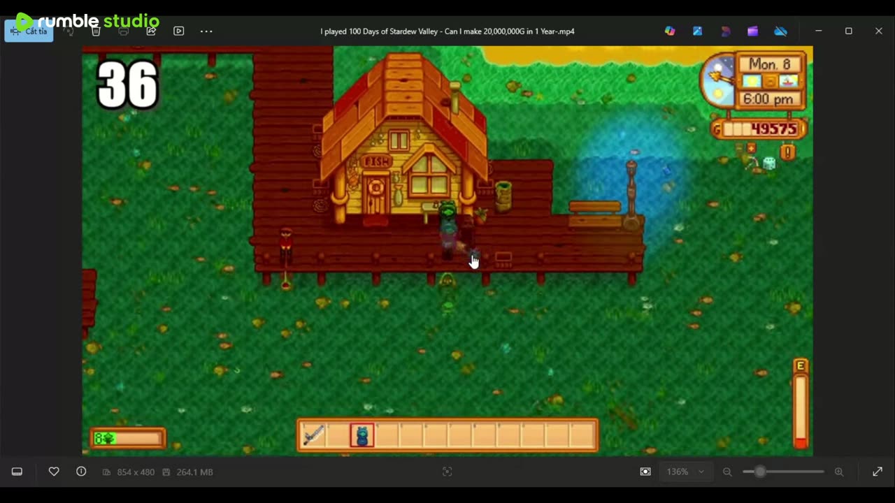 I played 100 Days of Stardew Valley
