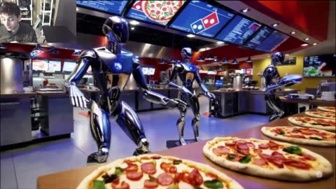 Outtake #1,157 Of The Robots Work At A Domino’s Pizza Restaurant Fake Funny Parody Video