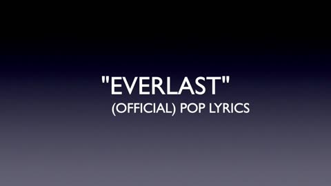 EVERLAST – Emotional Pop Song About Lost Love & Memories (Official Lyric Video)