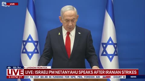 Netanyahu Responds as Iran Launches Missile Barrage on Israel