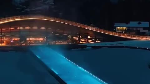 One of the most impressive swimming pools in the world, Austrian Alps.