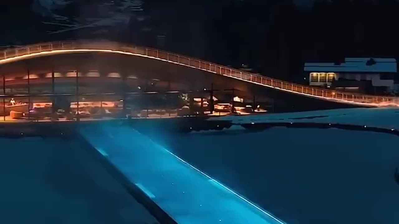 One of the most impressive swimming pools in the world, Austrian Alps.