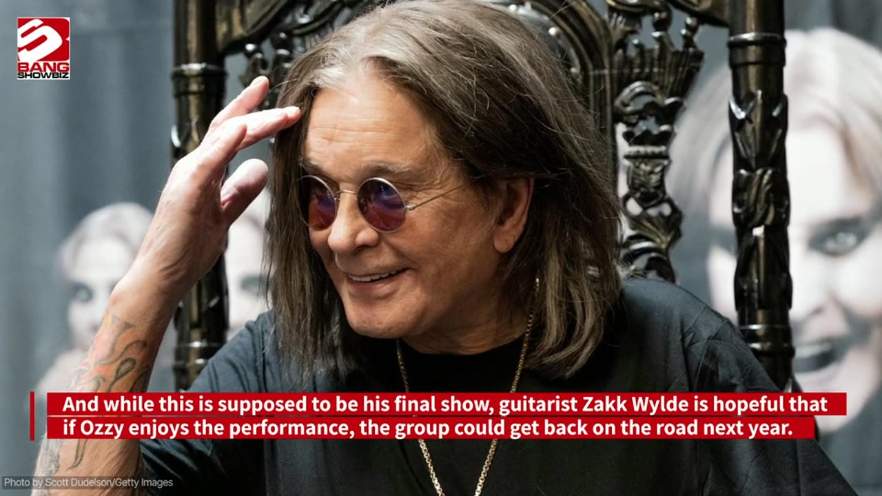 Ozzy Osbourne to perform on a throne