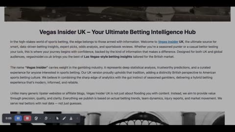 Vegas Insiders Uk