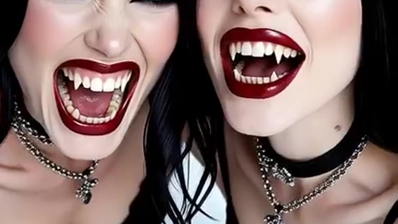 VAMPIRE MODELS AND FASHION _ VAMPIRE GOTH GIRLS _ DARK OM 43 _ MUSIC FOR VAMPIRES 1 HOUR