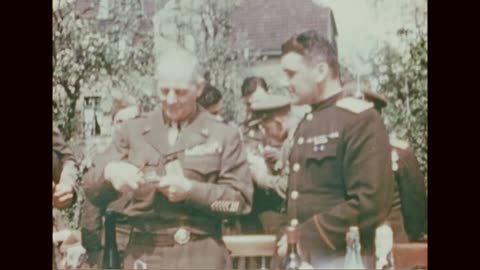 Footage of German Pr... - Footage of German Prisoners; Major General Reinhardt at Amer - 18-sfp-9149