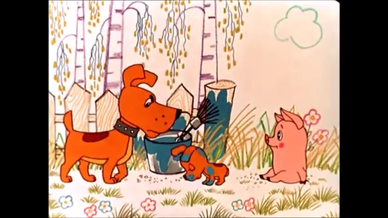 Boaris the little pic (Russian language) Spanking Scene (1964)