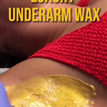 Underarm Waxing Demo by @GirasoulaEsthetics Using Sexy Smooth Golden Allure Hard Wax