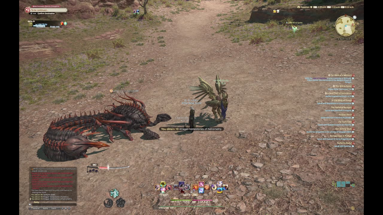 Final Fantasy 14 A rank Aqrabuamelu- Solo SAM