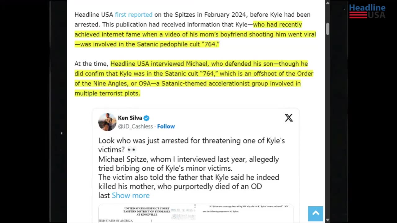 Sadistic ‘764’ Pedophile’s Dad Arrested for Attempting to Silence Son’s Victim