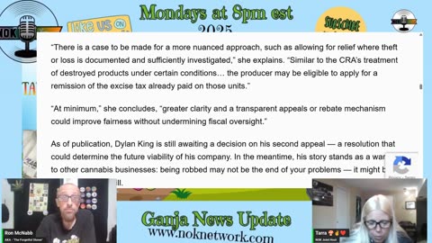 Ganja News Update Ep131 - July 21st, 2025