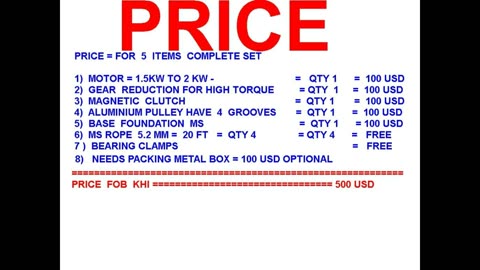 2 PERSONS CAPSULE LIFTS WINCH , GROUND +2 FLOORS , MOTOR , GEAR , CLUTCH , PULLEY , 500 USD .