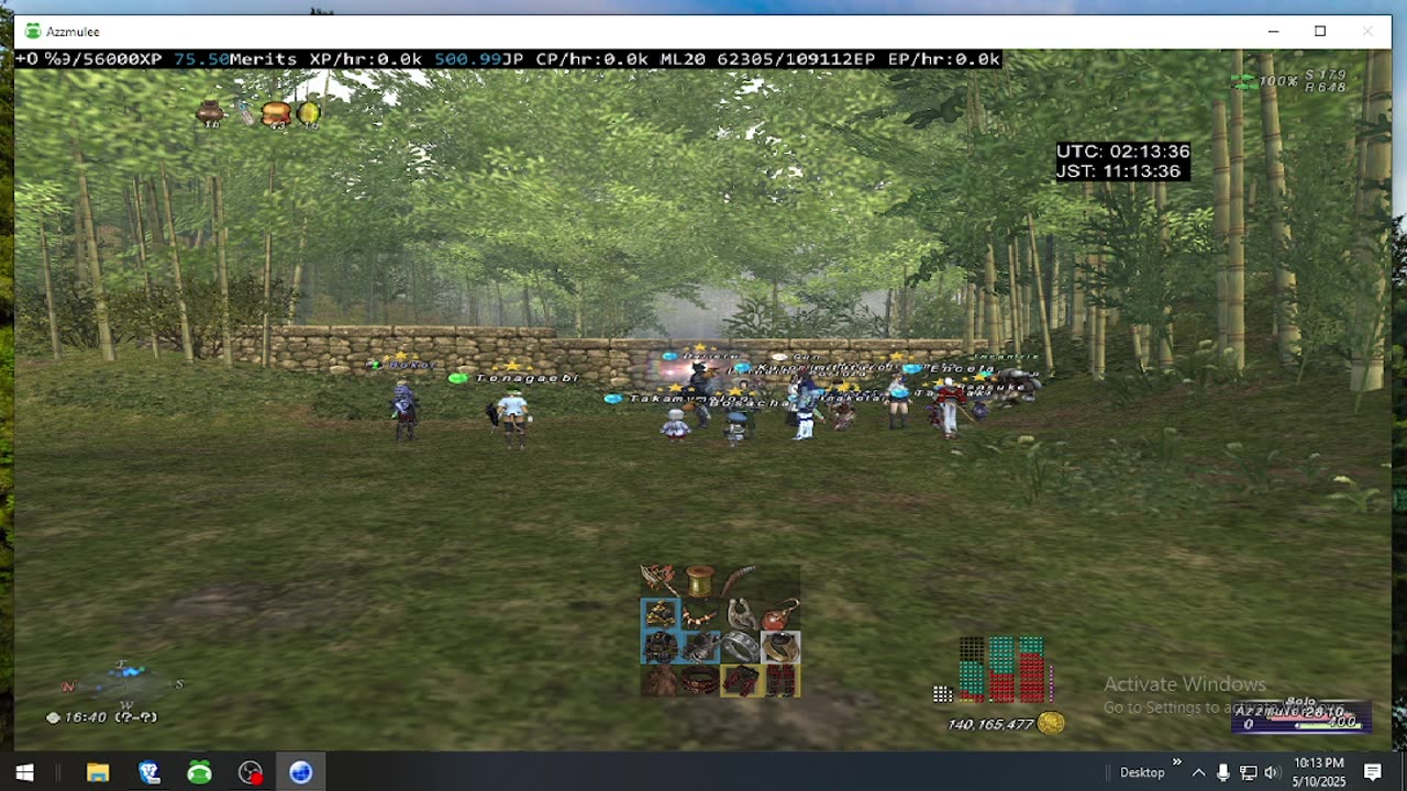 Playing Final Fantasy XI Online