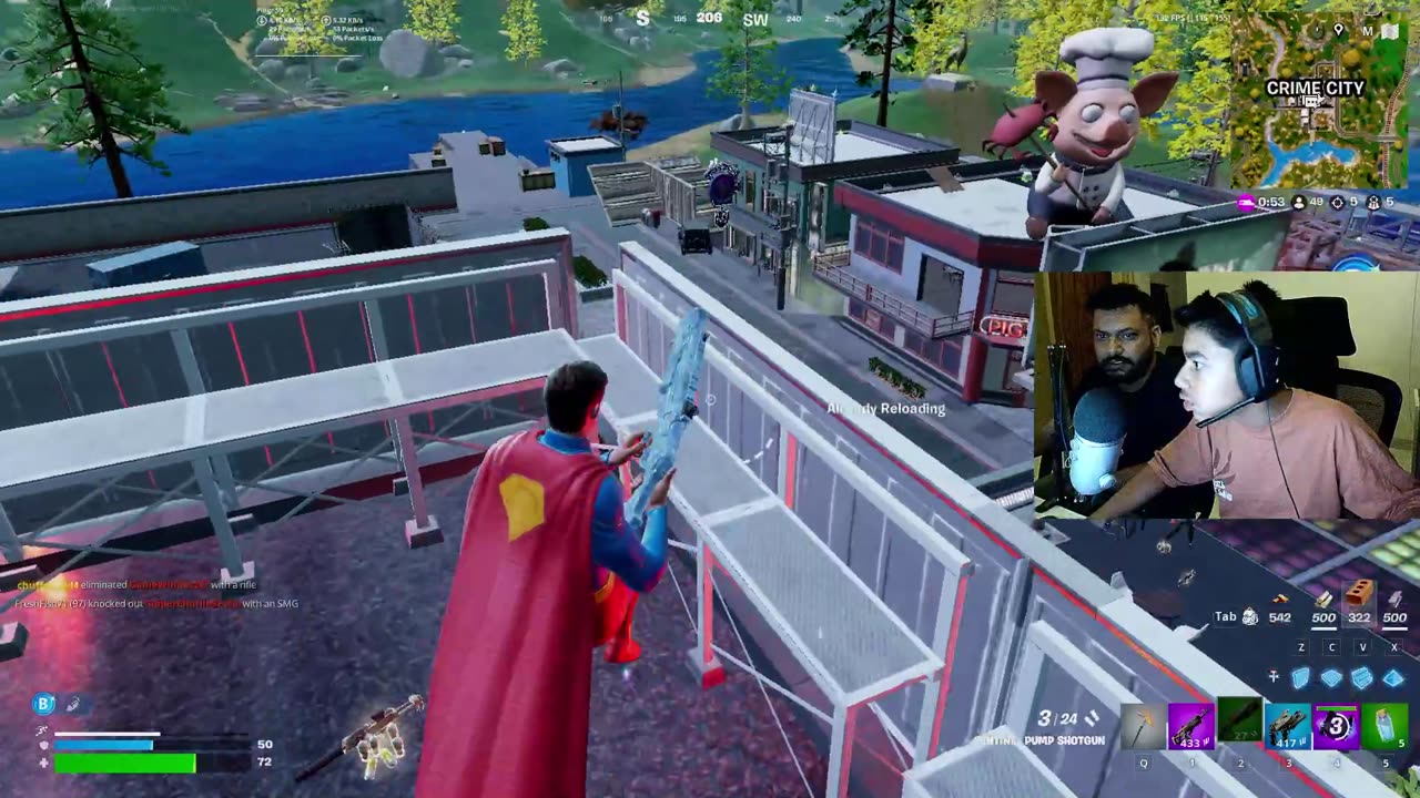 Super Fortnite with FULL SETUP TOUR!!!