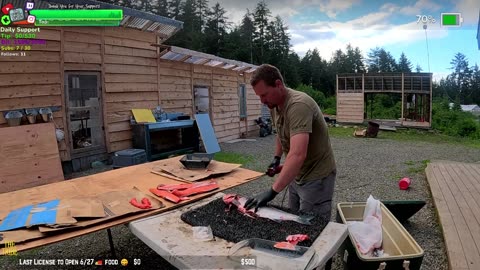 7.3 EARTH QUAKE TSUNAMI ALERT 🟢New Menu Hand Built Food Trailer Isolated Alaska Village!Real !Homestead