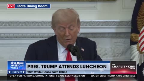 POTUS ATTENDS WH FAITH OFFICE LUNCHEON