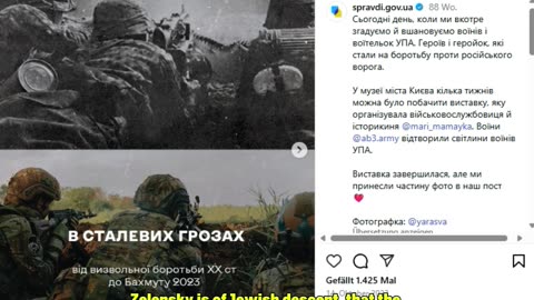 Official Instagram account of a Ukrainian government organization praises SS unit.