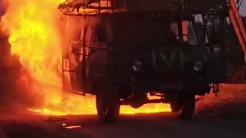 Roasting Russian occupiers from the 1009th Motorized Rifle Regiment in the Vovhansk