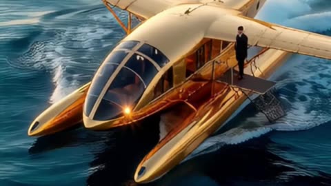 Inside a $100M Gold Seaplane's Majestic Sunrise Flight.