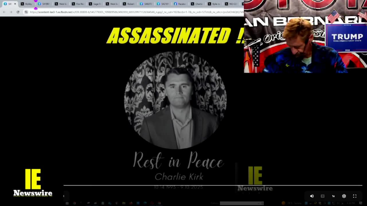 CHARLIE KIRK KILLED IN A POLITICAL ASSASSINATION !!!