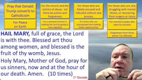 Mary's Daily Live Holy Rosary Prayer at 8:00 p.m. EDT 05/10/2025