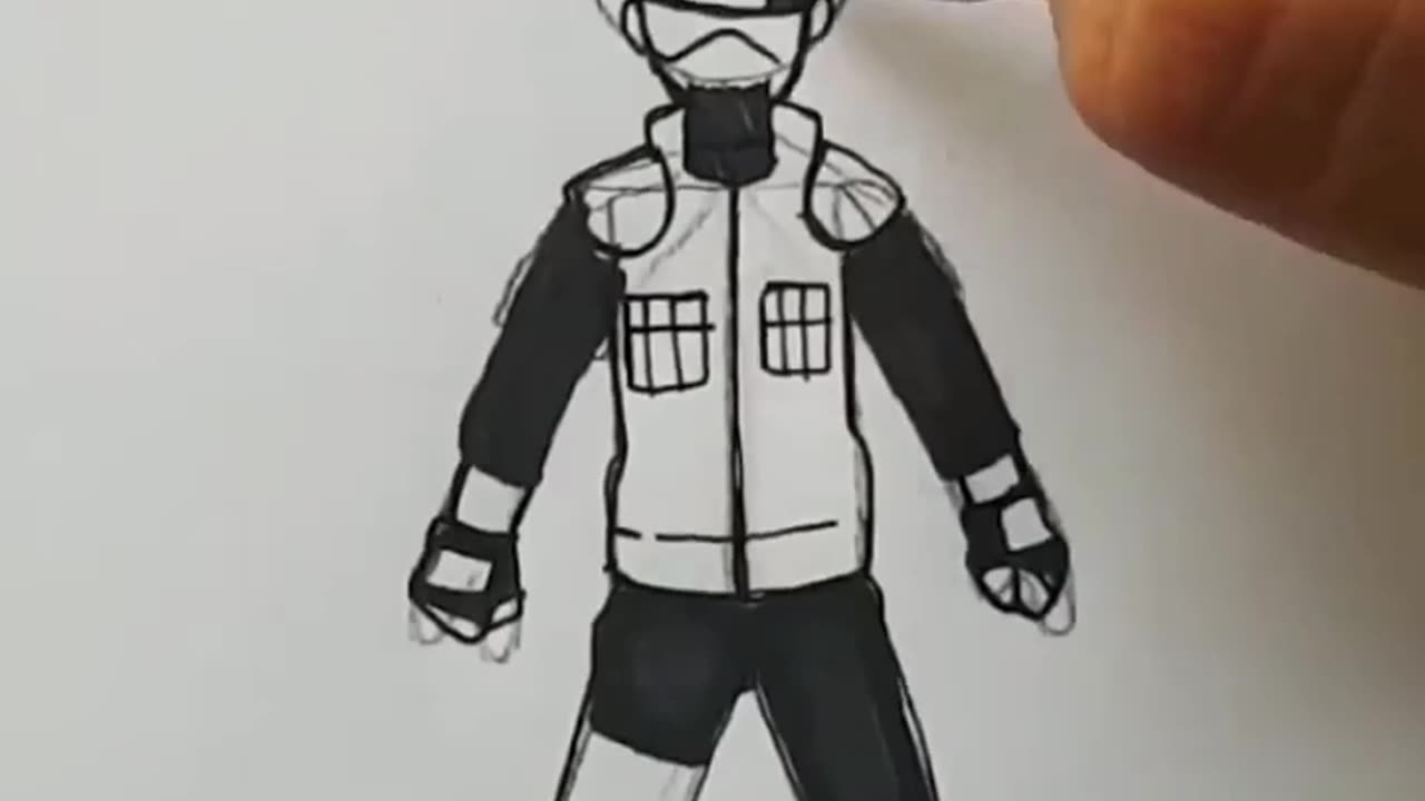 Anime Character Drawing | Watch the Full Creative Process!"