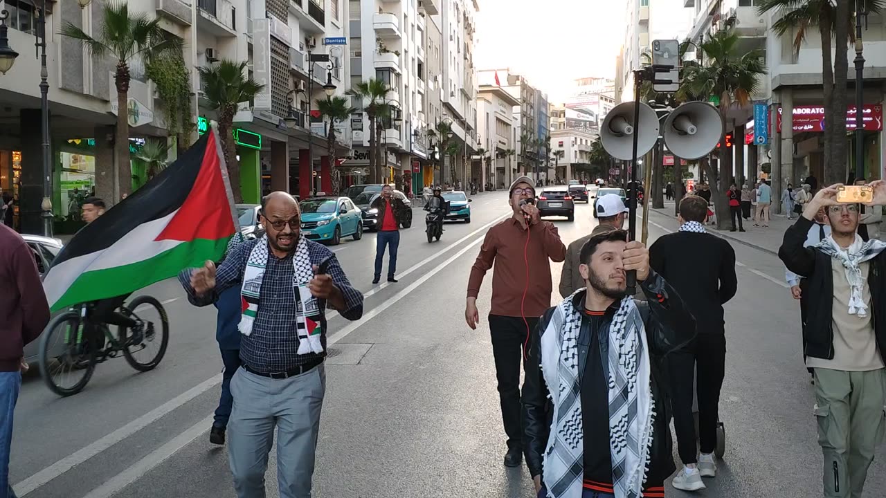 مسيرة شعبية بطنجة تخليدا للذكرى 77 للنكبة الفلسطينية 15 05 2025 فلسطين امانة