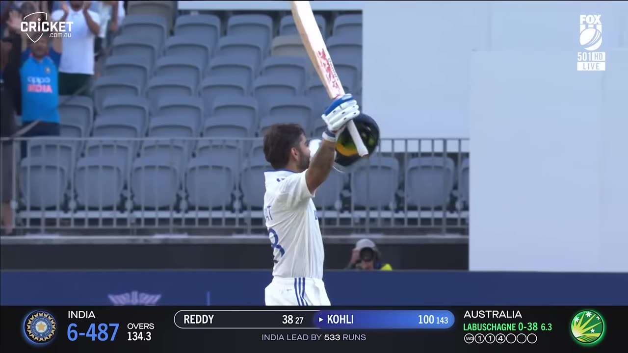 Virat Kohli's Test Century vs Australia