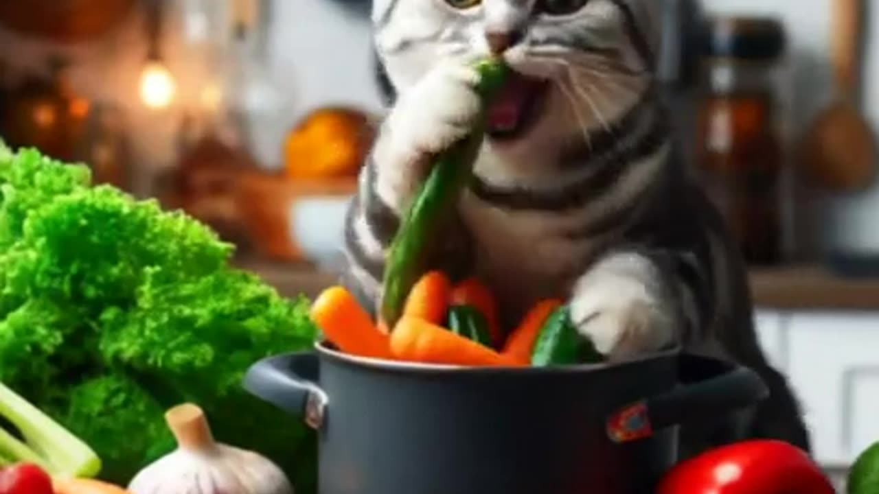 Cat Cooking