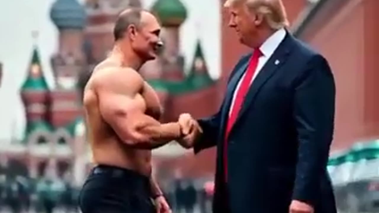 Trump and Putin in Moscow