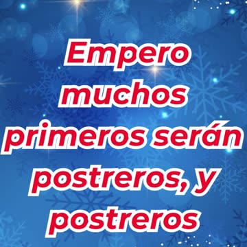 “Los últimos serán los primeros” Marcos 10:31. #shortvideo #youtubeshorts #ytshorts #reels #shorts