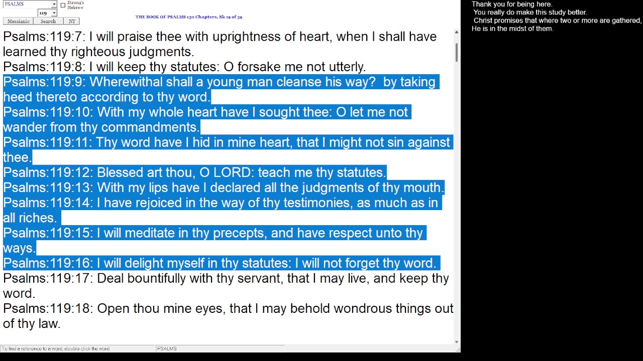 Psalm 119:9-16