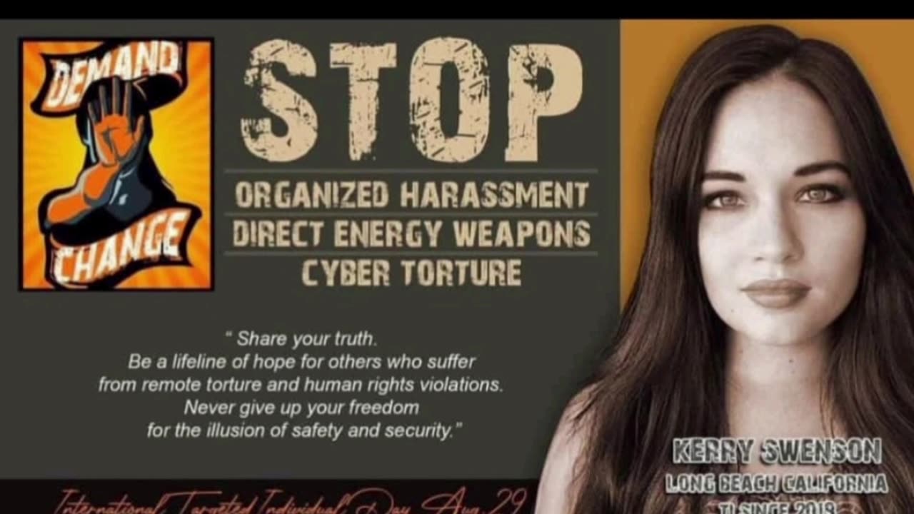 32 Targeted Individuals speak about terror with Directed Energy Weapons
