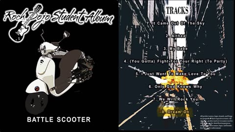 Rock Dojo Student Album #39 "Battle Scooter": Dream On (Aerosmith Cover) Track 8