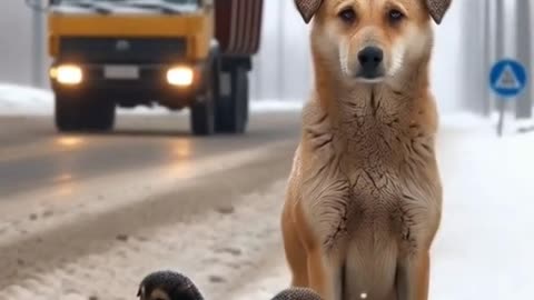 Many dogs are starving