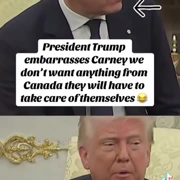 Pres. Trump embarrasses Carney...
