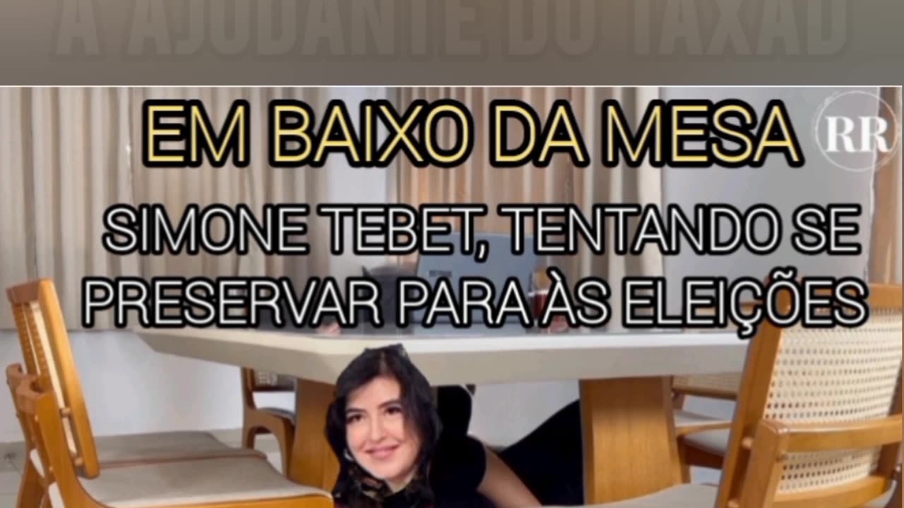 DEBAIXO DA MESA: SIMONE STEP A AJUDANTE DO TAXAD