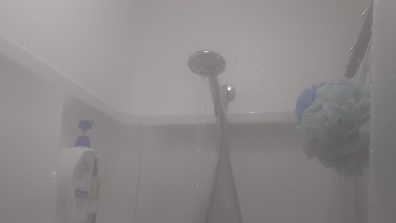 Showering somewhere