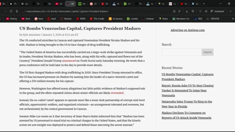 Regime Change in Venezuela After US Attack