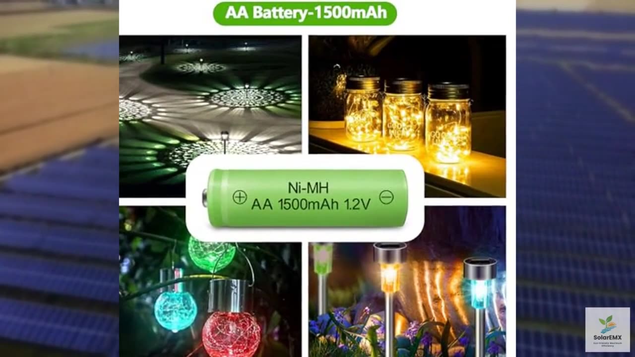 GENYESTAR AA Rechargeable Batteries NIMH 1.2V Double A 1500mAh High Capacity Bat