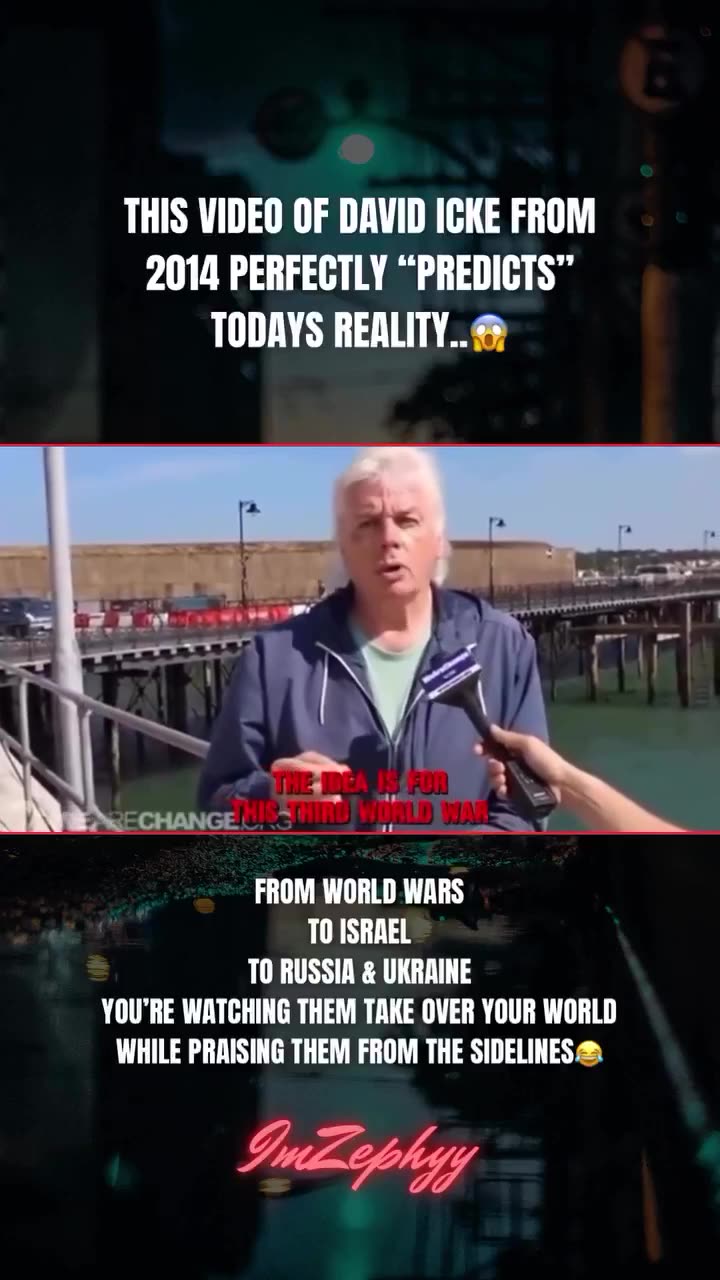 David Ickes 2014 Prediction is Todays Reality