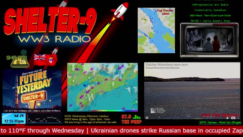 LIVE 24/7 Music/Wx/Prepping/WW3-News