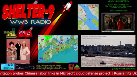 LIVE 24/7 Music/Wx/Prepping/WW3-News