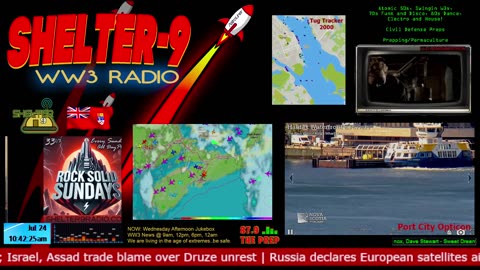 LIVE 24/7 Music/Wx/Prepping/WW3-News