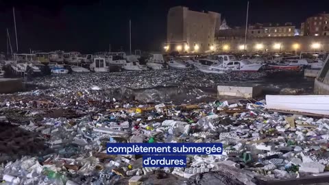 Dubrovnik lutte contre les dechets dAlbanie qui envahissent Banje