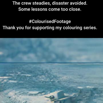 Churchill Tank Nearly Falls Over in Trial #ColourisedHistory