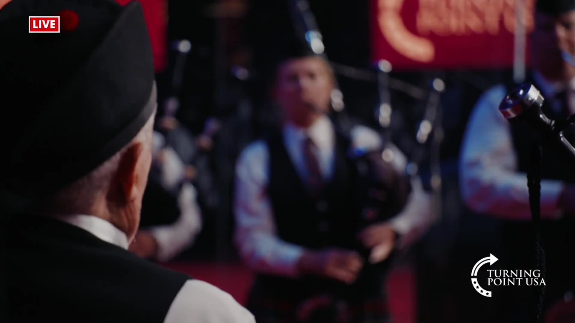 EMOTIONAL: BAGPIPES PLAY "AMAZING GRACE" FOR CHARLIE KIRK